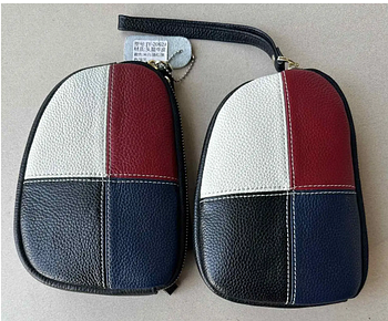 Сумочка жіноча на блискавці натуральна шкіра в різних кольорах Balisa