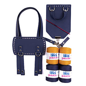 Подарунковий набір рюкзака Блум, колір Джинсовий