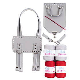 Подарунковий набір рюкзака Блум, колір Французький сірий