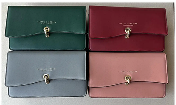 Сумочка жіноча з клапаном і довгим ремінцем 20*12 см в різних кольорах Balisa