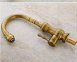 Смеситель кухонный FUTURA Vintage Бронза, фото 6