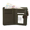 Гаманець жіночий шкіряний подвійного складання на блискавці Classic DR. BOND WN-23-17 green, фото 4