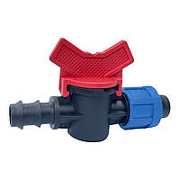 Мінікран прохідний садова трубка 16 мм - крапельна стрічка, SantehPlast