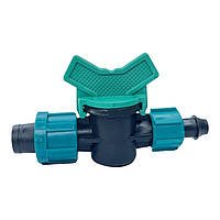 Мінікран з підтиском без гумки для крапельної стрічки, SantehPlast