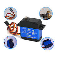 Металевий сервопривід TD-8130MG із цифровим керуванням 180° DS3230 (макс. зусилля 30 кг), фото 4