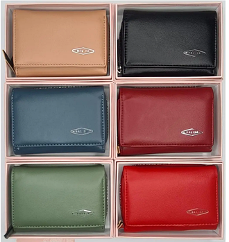 Гаманець жіночий стильний на кнопці в різних кольорах Balisa