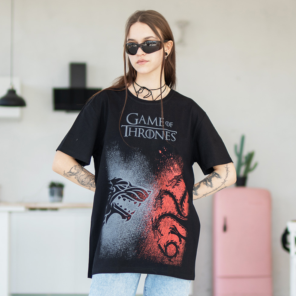 Футболка B4U - Game of Thrones - Stark and Targaryen, фото 1