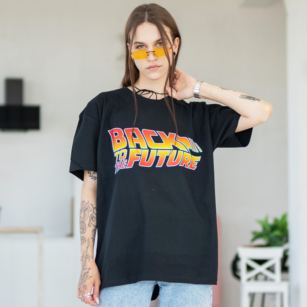Футболка унісекс Back to the Future XS чорний, фото 1