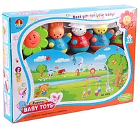 Мобіль Музична на Дитяче Ліжечко Карусель з Іграшками для Новонароджених