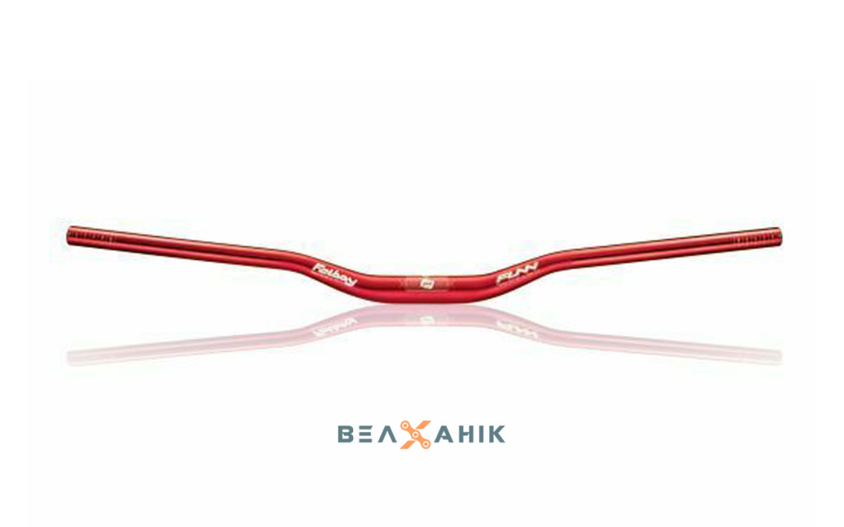 Кермо 31,8х785 мм AL FUNN Fatboy 2011 підйом 15 мм червоне