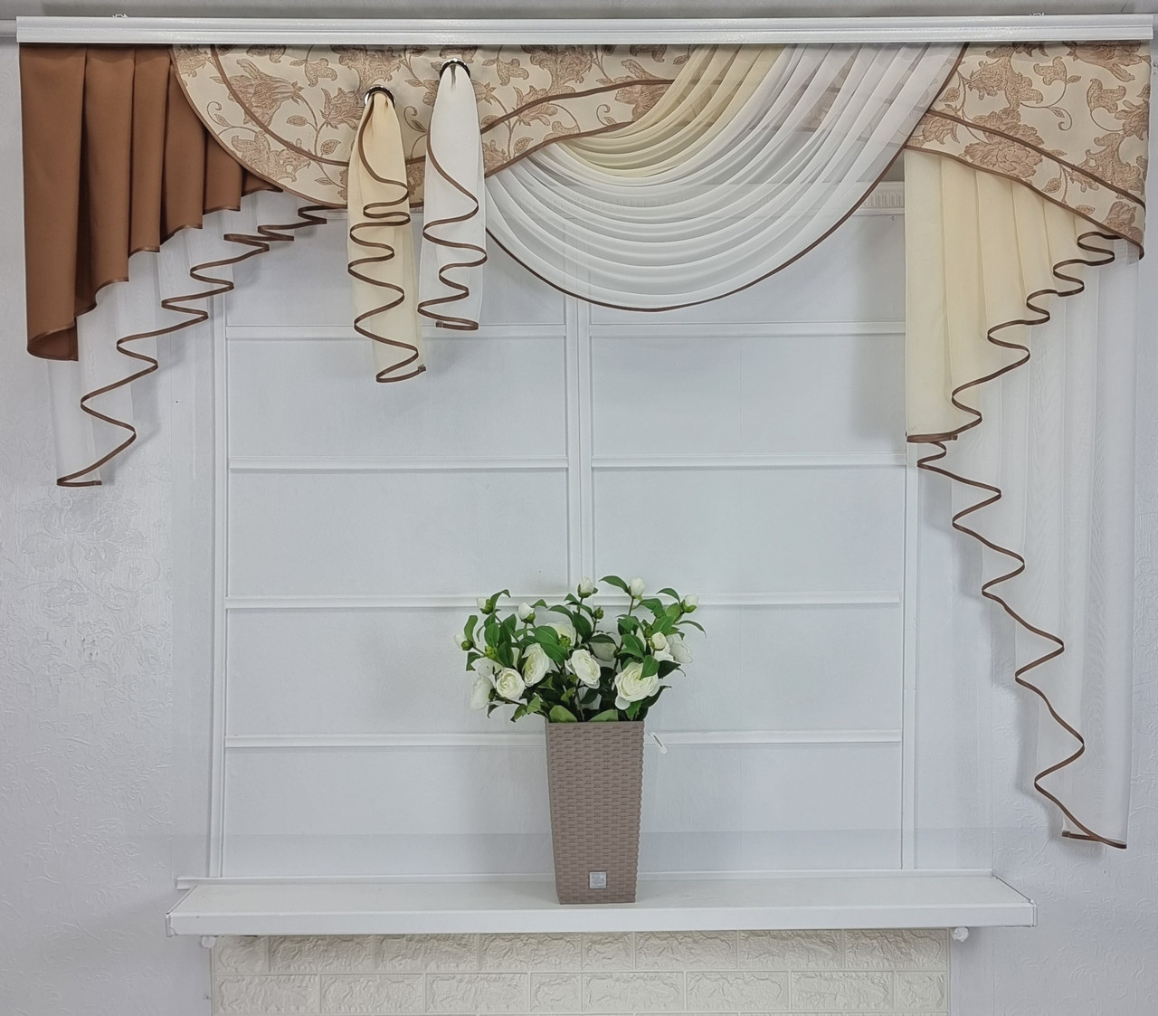 Ламбрекен "Ельвіра" (для карниза 2 м завдовжки)