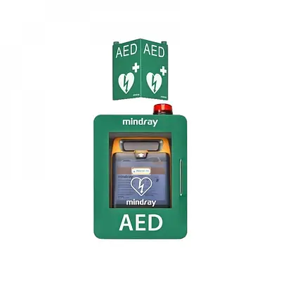 Кейс металевий для настінного кріплення зовнішнього автоматичного дефібрилятора BeneHeart С1A, (400378)