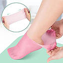 Силіконові гелеві зволожуючі шкарпетки Soft Gel Socks Rose, фото 3