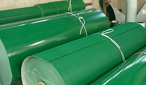 Конвеєрна стрічка ПВХ 20P25-14A зелена (товщина 2мм)