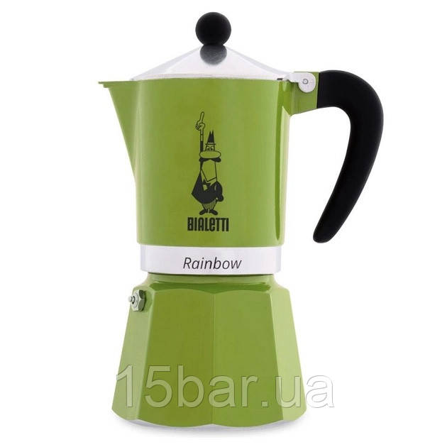 Кавоварка гейзерна Bialetti Rainbow Green (6ч) 990004973