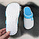 Сабо крокси жіночі піна білі з бірюзою Гіпаніс, фото 2