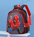 Рюкзак для дитячого хлопчика Людина павук 3-5 років, фото 3