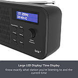 Цифрове та FM-радіо Mycket DAB/DAB+, акумуляторні батареї та радіостанції DAB з живленням від електромережі, портативне цифрове, фото 7