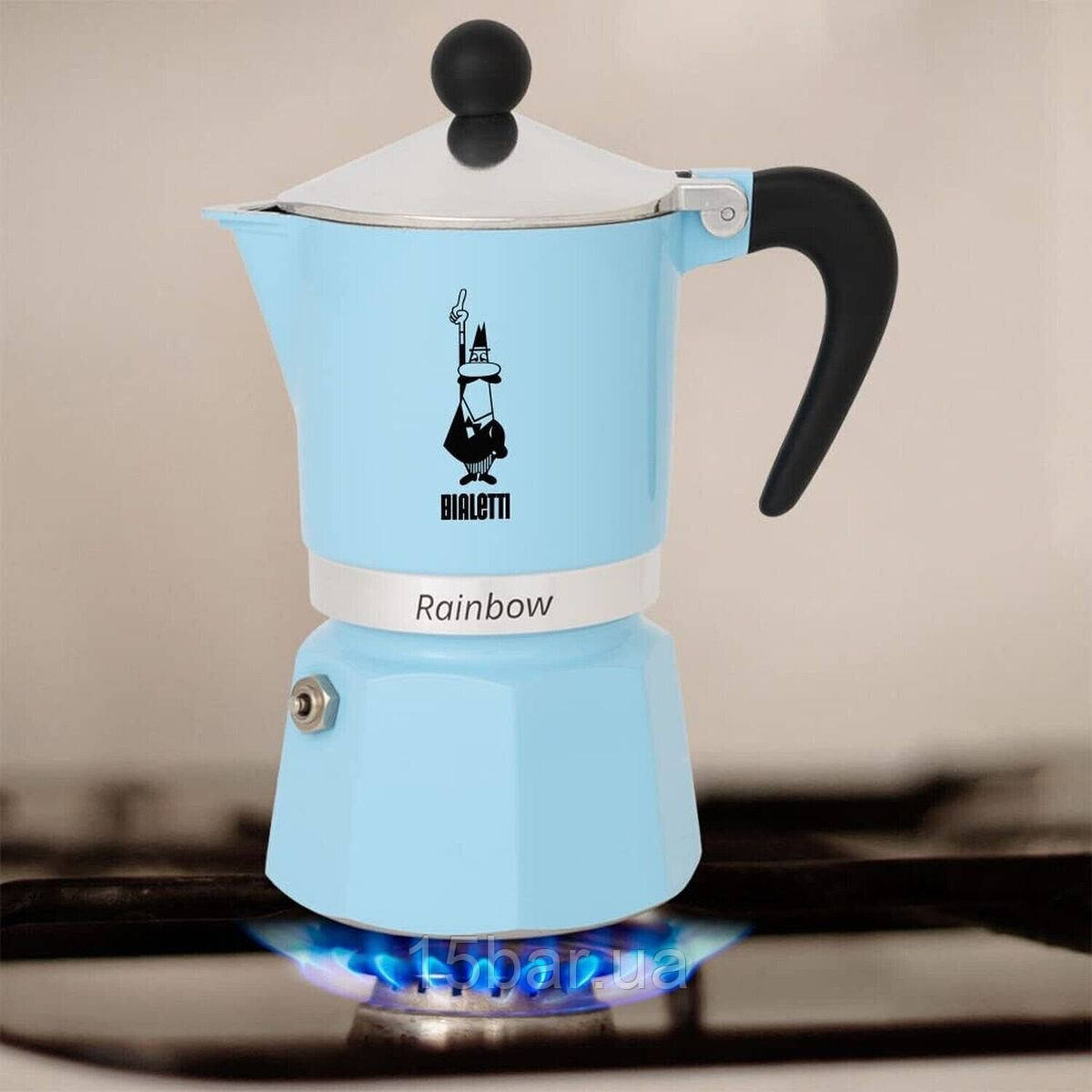 Кавоварка гейзерна Bialetti Rainbow Blue (6ч) 990005043