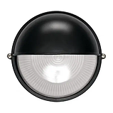 Светильник герметичный круглый полусфера 100W черный Д24 см, фото 2