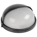 Светильник герметичный круглый полусфера 100W черный Д24 см, фото 3