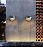 Светильник герметичный круглый полусфера 100W черный Д24 см, фото 6