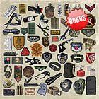 Набір двостороннього паперу 20х20см Fabrika Decoru "Military style" 10 листів FDSP-02097, фото 4