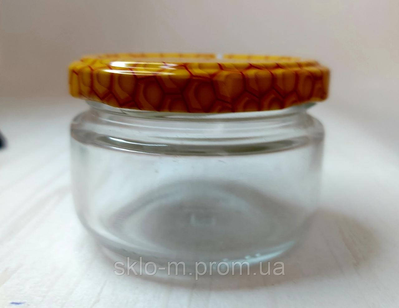 Банка стеклянная 100 мл (48 шт\уп) Твист офф с крышкой соты то 66 (ID ...