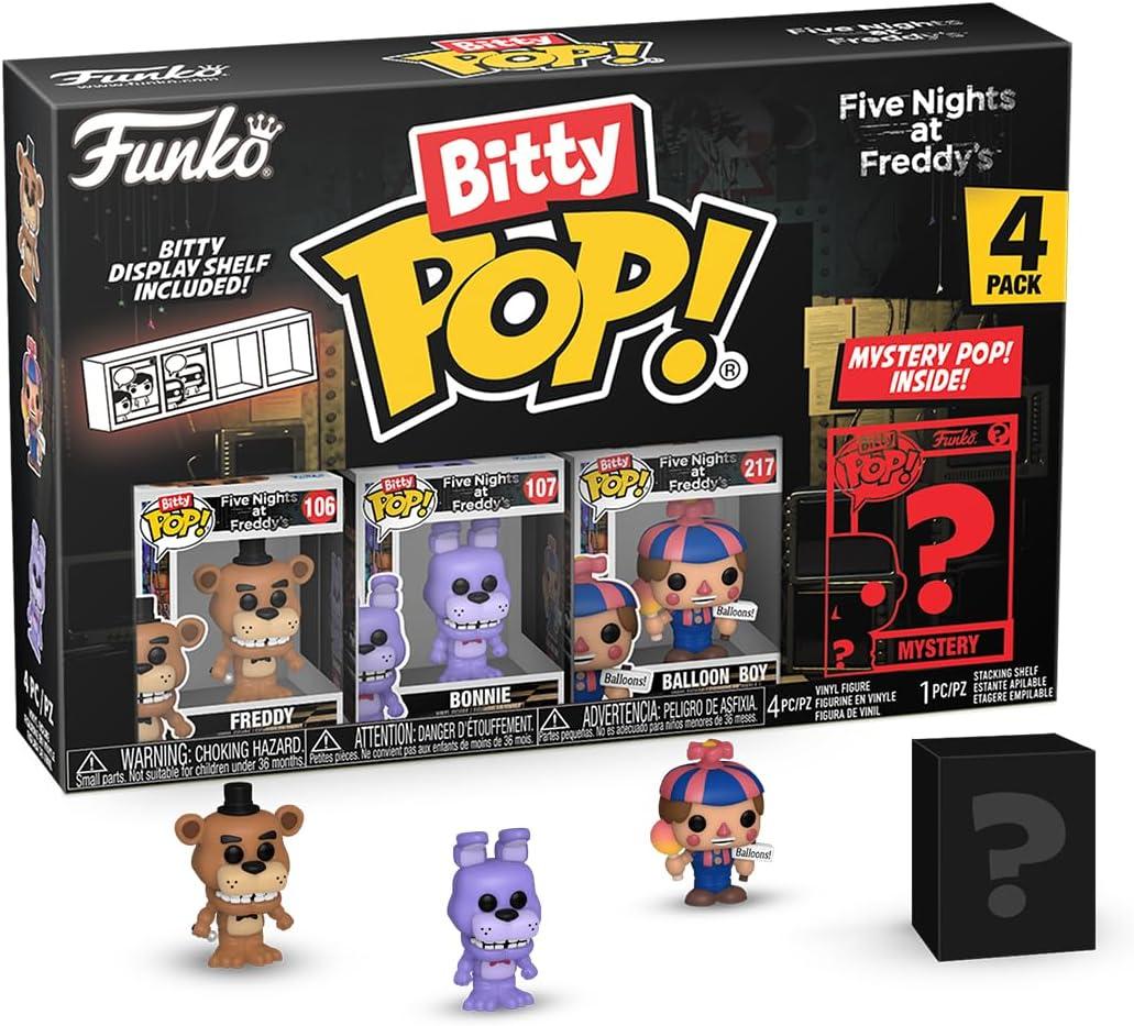 Набір фігурок 5 ночей з Фредді Фанко Бітті Поп Bitty Pop Five Nights at Freddy`s - Freddy 4PK