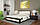 Ліжко дерев'яне двоспальне Рената М з підйомним механізмом, фото 6
