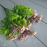 Кущ зелений з рожево-бузковими ягодами (кус 7 гілок), фото 2