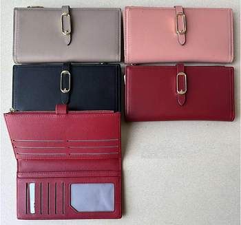 Гаманець жіночий стильний на кнопці штучна шкіра в різних кольорах Balisa