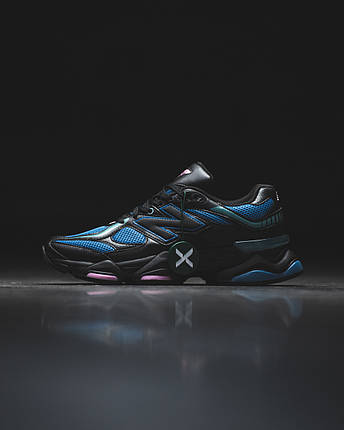 Чоловічі Кросівки New Balance 9060 Black Blue Agate / Нью Беланс 9060 Агат Сині з Чорним, фото 1