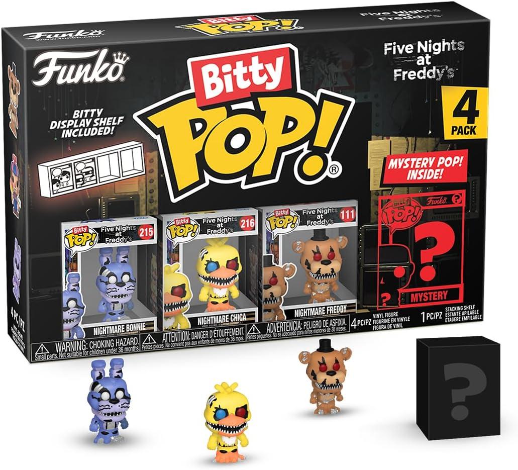 Набір фігурок 5 ночей з Фредді Фанко Бітті Поп Bitty Pop Five Nights at Freddy`s Кошмарний Бонні 4PK