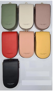 Сумка гаманець жіноча 18*10,5 см з клапаном та довгим ремінцем у різних кольорах Balisa
