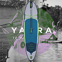 Сапборд Jobe Yarra 10'6" Steel Blue — надувна дошка для САП серфінгу, sup board, фото 4
