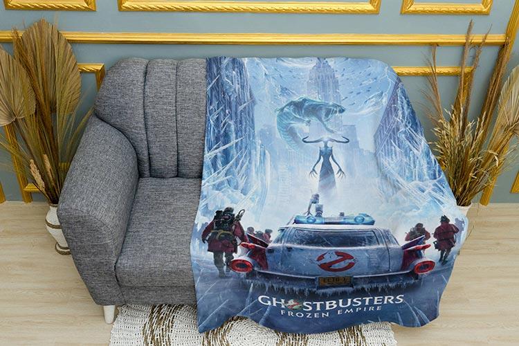 Плед «Мисливці на привидів. Ghost Busters. Winter. Plaid»