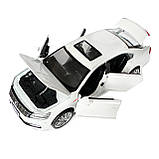 Машинка металева Volkswagen Passat 330 TSI Фольксваген пассат білий 1:32 світло звук відкриваються двері баг капот резинові колеса, фото 5