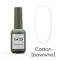 DA23 БІЛИЙ ГЕЛЬ ЛАК COTTON (BAVOVNA) 14 МЛ