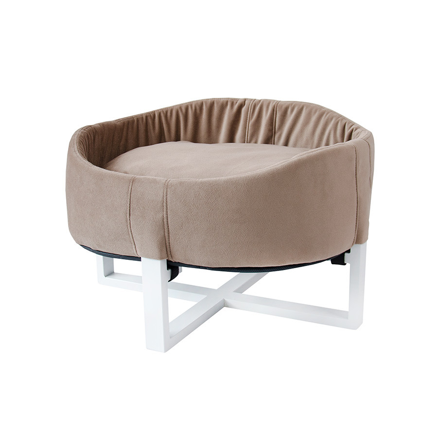 Лежак вiд Джека Джага М (Тканина Кава з молоком), фото 1