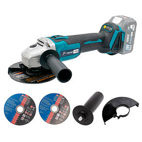 Акумуляторна кутова шліфувальна машина PROFI-TEC DGA20BL POWERLine (без акумулятора та зарядного пристрою, фото 1