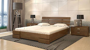 Ліжко дерев'яне двоспальне Дали Люкс