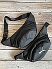 Поясна сумка бананка пума Puma чорна, фото 3
