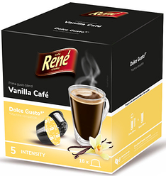 Кава в капсулах Dolce Gusto Cafe Rene Vanilla (чорна кава)