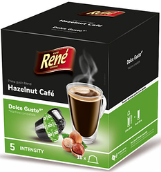 Кава в капсулах Dolce Gusto Cafe Rene Hazelnut (чорна кава)