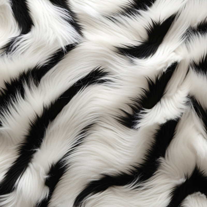 Фотофон вініловий хутряний, м’яке хутро зебри з реалістичною текстурою, 60x60 см, №551438, фото 1