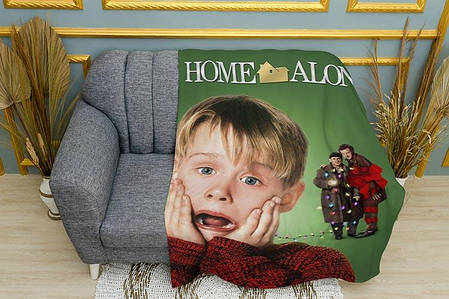 Плед «Один вдома. Хлопчик. Home Alone. Boy. Plaid», фото 1