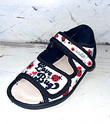 Дитячі тапочки для дівчат, Waldi (код 2285) розміри: 23 26
