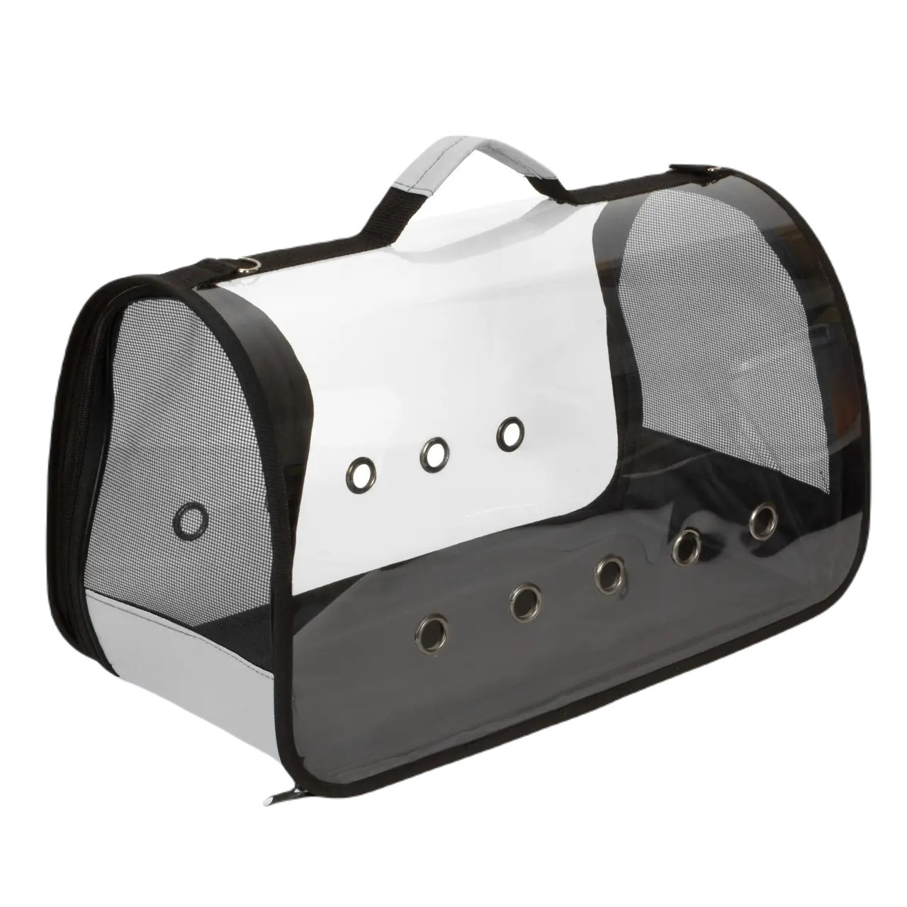 Сумка для перенесення домашніх тварин CosmoPet CP-10L 50x25x27см Grey-Black (3_04983)