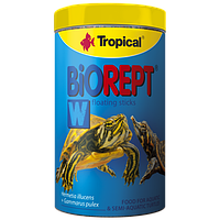 Сухий корм Tropical Biorept W для водоплавних черепах, 300 г (гранули)